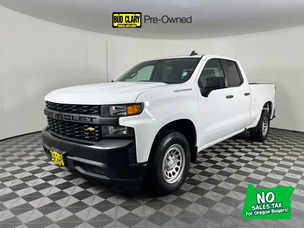 White 2019 Chevrolet Silverado 1500 WT for sale in Longview, WA