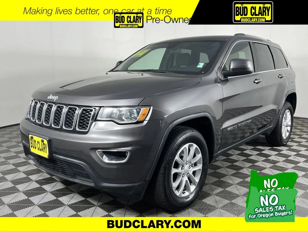 Gray 2021 Jeep Grand Cherokee Laredo E for sale in Longview, WA