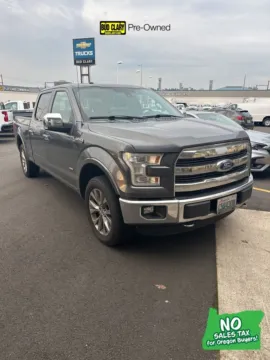 Gray 2016 Ford F-150 Lariat for sale in Longview, WA