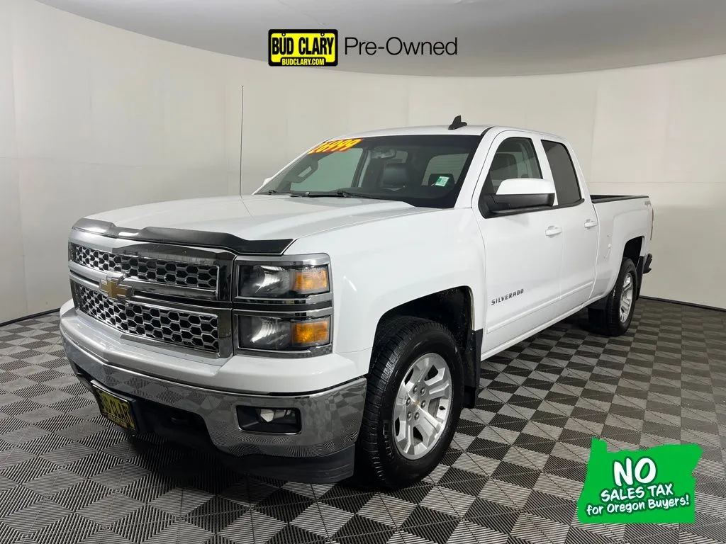 White 2015 Chevrolet Silverado 1500 LT for sale in Longview, WA