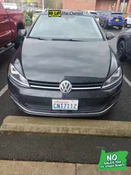 Black 2015 Volkswagen Golf SportWagen SEL for sale in Longview, WA