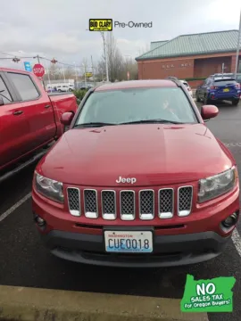 Red 2016 Jeep Compass Latitude for sale in Longview, WA