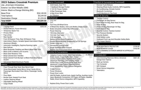 Another view of 2023 Subaru Crosstrek Premium for sale in Longview, WA at Chevrolet Longview