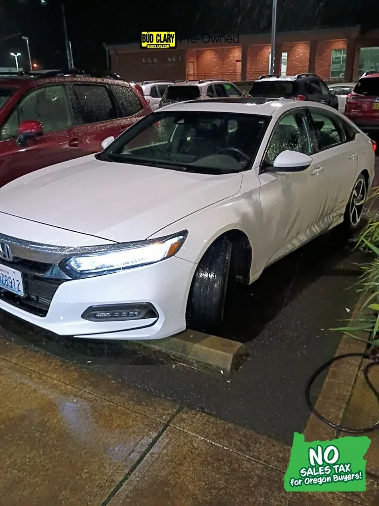 White 2019 Honda Accord Sport 2.0T for sale in Longview, WA