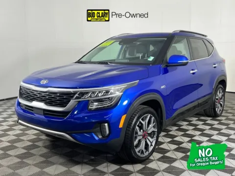 Blue 2021 Kia Seltos SX for sale in Longview, WA