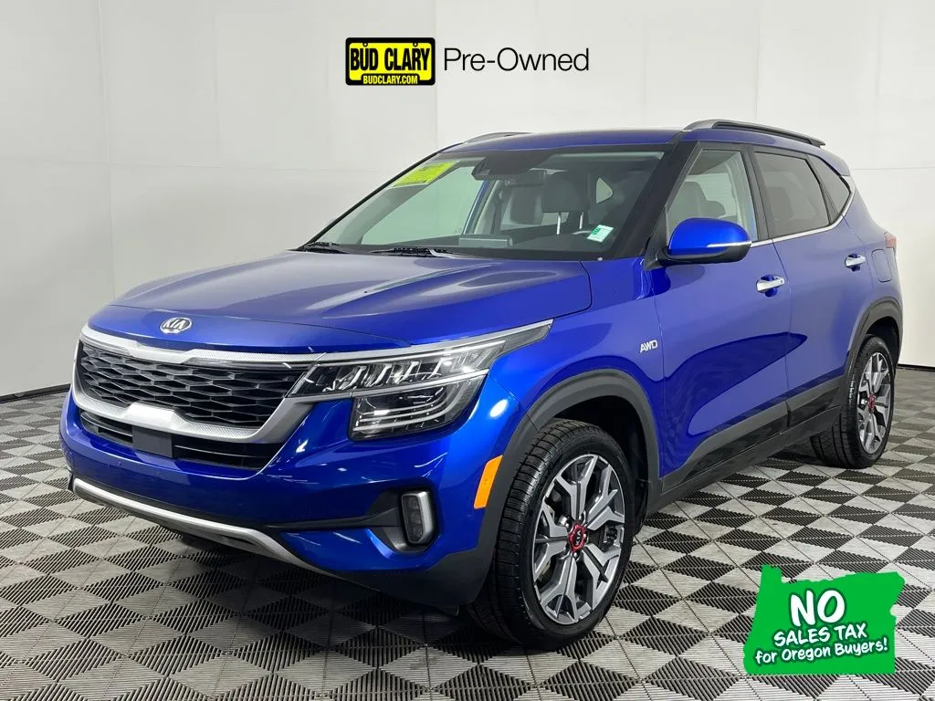 Blue 2021 Kia Seltos SX for sale in Longview, WA