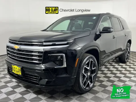 Black 2026 Chevrolet Traverse High Country for sale in Longview, WA