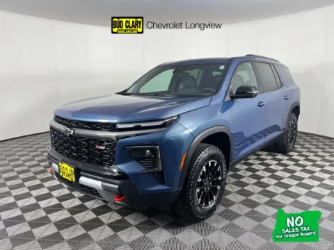 Blue 2026 Chevrolet Traverse Z71 for sale in Longview, WA