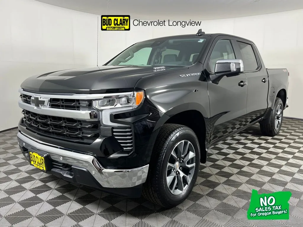 Black 2026 Chevrolet Silverado 1500 LT for sale in Longview, WA