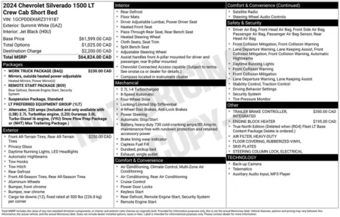 Another view of 2024 Chevrolet Silverado 1500 LT for sale in Longview, WA at Bud Clary Chevrolet Longview