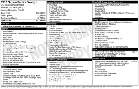 More photos of 2017 Chrysler Pacifica Touring L at Bud Clary Chevrolet Longview, WA