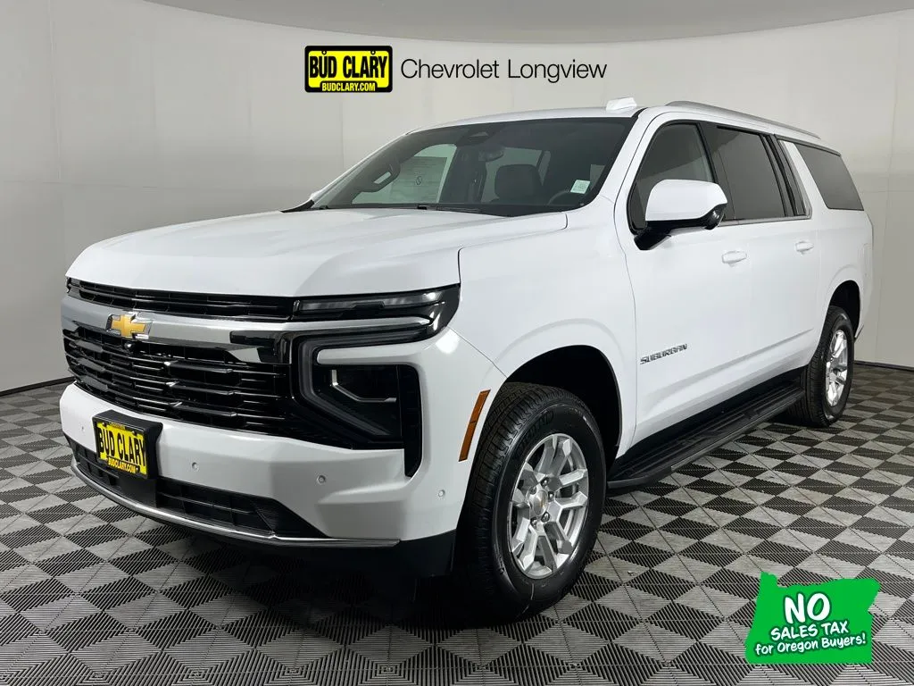 White 2025 Chevrolet Suburban LS for sale in Longview, WA