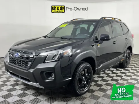 Black 2023 Subaru Forester Wilderness for sale in Longview, WA