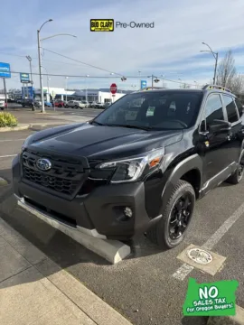 Black 2023 Subaru Forester Wilderness for sale in Longview, WA