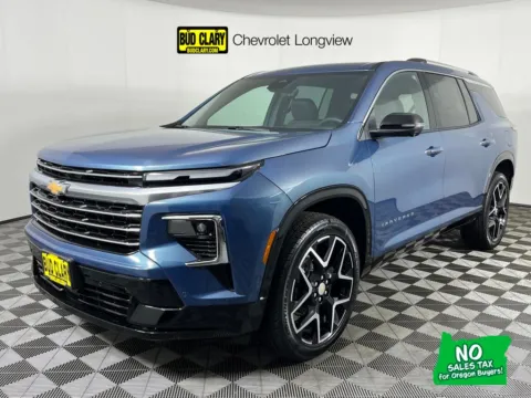 Blue 2026 Chevrolet Traverse High Country for sale in Longview, WA