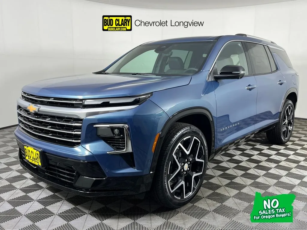 Blue 2026 Chevrolet Traverse High Country for sale in Longview, WA