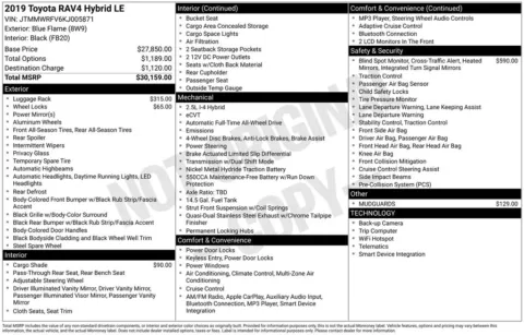 Another view of 2019 Toyota RAV4 Hybrid LE for sale in Longview, WA at Bud Clary Chevrolet Longview