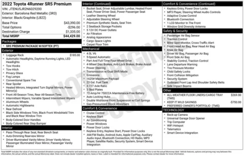 Another view of 2022 Toyota 4Runner SR5 Premium for sale in Longview, WA at Bud Clary Chevrolet Longview