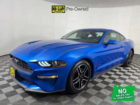 Blue 2019 Ford Mustang EcoBoost Premium for sale in Longview, WA
