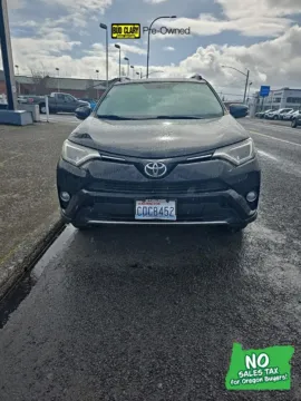 Black 2016 Toyota RAV4 XLE for sale in Longview, WA