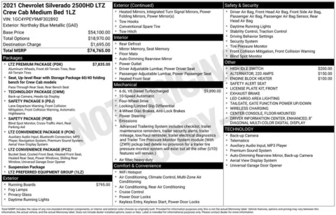 Another view of 2021 Chevrolet Silverado 2500HD LTZ for sale in Longview, WA at Bud Clary Chevrolet Longview