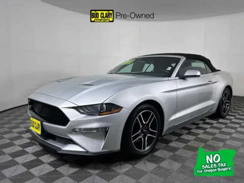 Silver 2019 Ford Mustang EcoBoost Premium for sale in Longview, WA