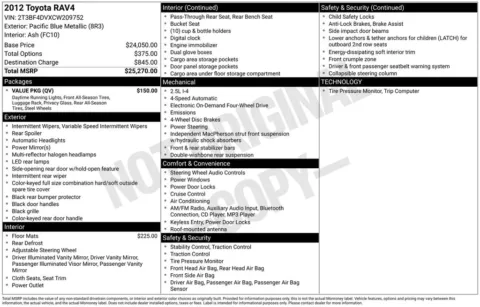 Another view of 2012 Toyota RAV4 for sale in Longview, WA at Bud Clary Chevrolet Longview