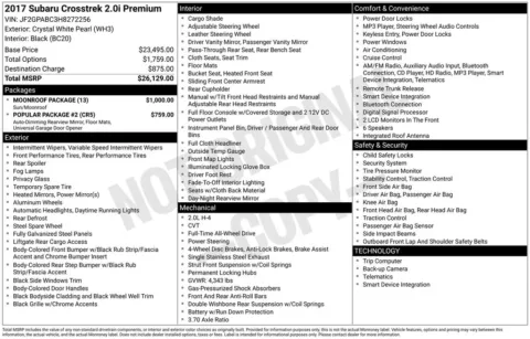 Another view of 2017 Subaru Crosstrek 2.0i Premium for sale in Longview, WA at Bud Clary Chevrolet Longview