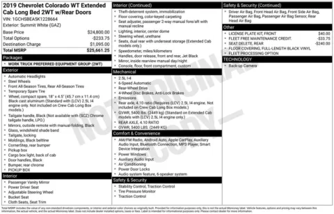 Another view of 2019 Chevrolet Colorado Work Truck for sale in Longview, WA at Bud Clary Chevrolet Longview