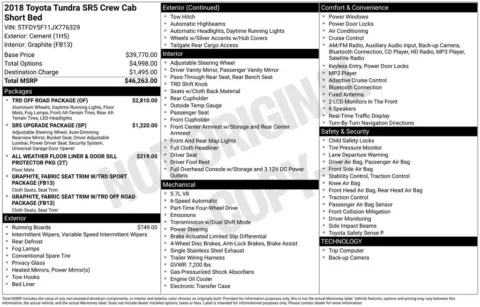 Another view of 2018 Toyota Tundra SR5 for sale in Longview, WA at Bud Clary Chevrolet Longview