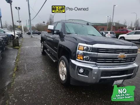 Black 2016 Chevrolet Silverado 2500HD LTZ for sale in Longview, WA