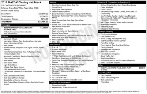 Another view of 2018 Mazda Mazda3 Touring for sale in Longview, WA at Bud Clary Chevrolet Longview