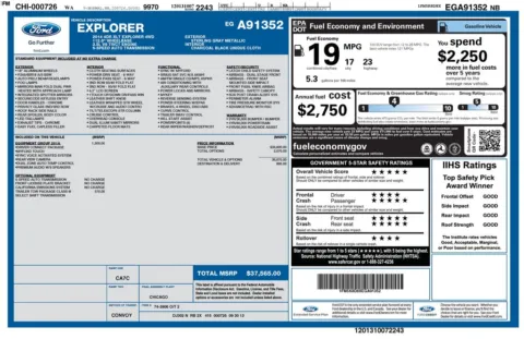 Another view of 2014 Ford Explorer XLT for sale in Longview, WA at Bud Clary Chevrolet Longview