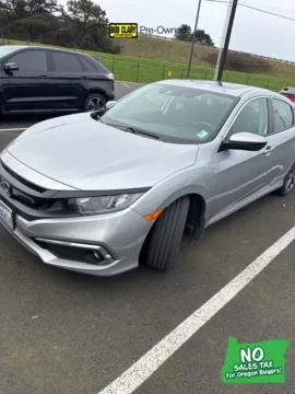 Silver 2020 Honda Civic EX for sale in Longview, WA