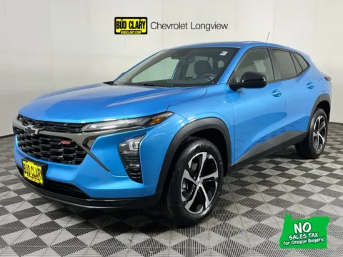 Blue 2026 Chevrolet Trax 1RS for sale in Longview, WA