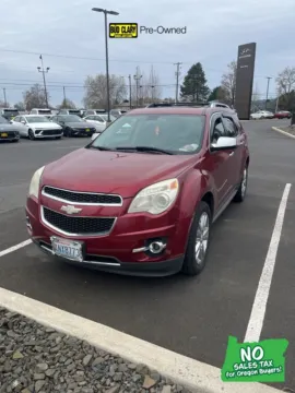 Red 2011 Chevrolet Equinox LTZ for sale in Longview, WA