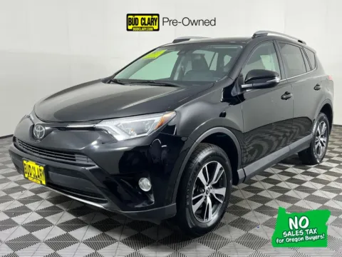Black 2018 Toyota RAV4 XLE for sale in Longview, WA