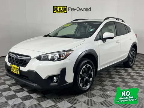 White 2021 Subaru Crosstrek Premium for sale in Longview, WA