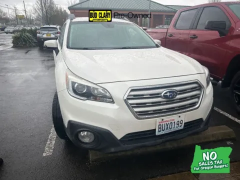 White 2017 Subaru Outback 2.5i Premium for sale in Longview, WA