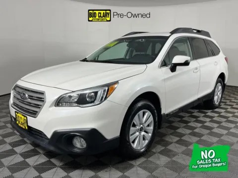 White 2017 Subaru Outback 2.5i Premium for sale in Longview, WA