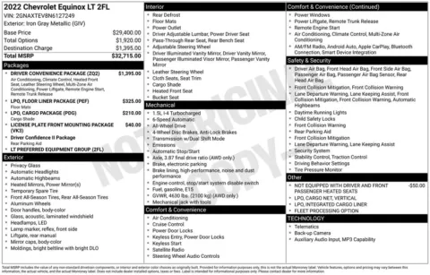 Another view of 2022 Chevrolet Equinox LT for sale in Longview, WA at Bud Clary Chevrolet Longview