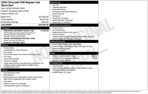 Another view of 2004 Chevrolet SSR for sale in Longview, WA at Bud Clary Chevrolet Longview