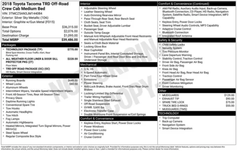 Another view of 2018 Toyota Tacoma TRD Off-Road for sale in Longview, WA at Bud Clary Chevrolet Longview