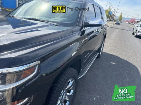 Black 2017 Chevrolet Tahoe Premier for sale in Longview, WA