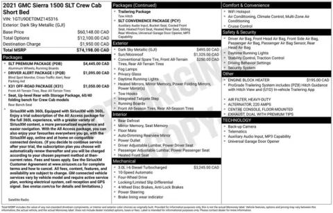 Another view of 2021 GMC Sierra 1500 SLT for sale in Longview, WA at Bud Clary Chevrolet Longview