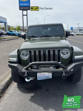 Green 2021 Jeep Wrangler Unlimited Sahara for sale in Longview, WA