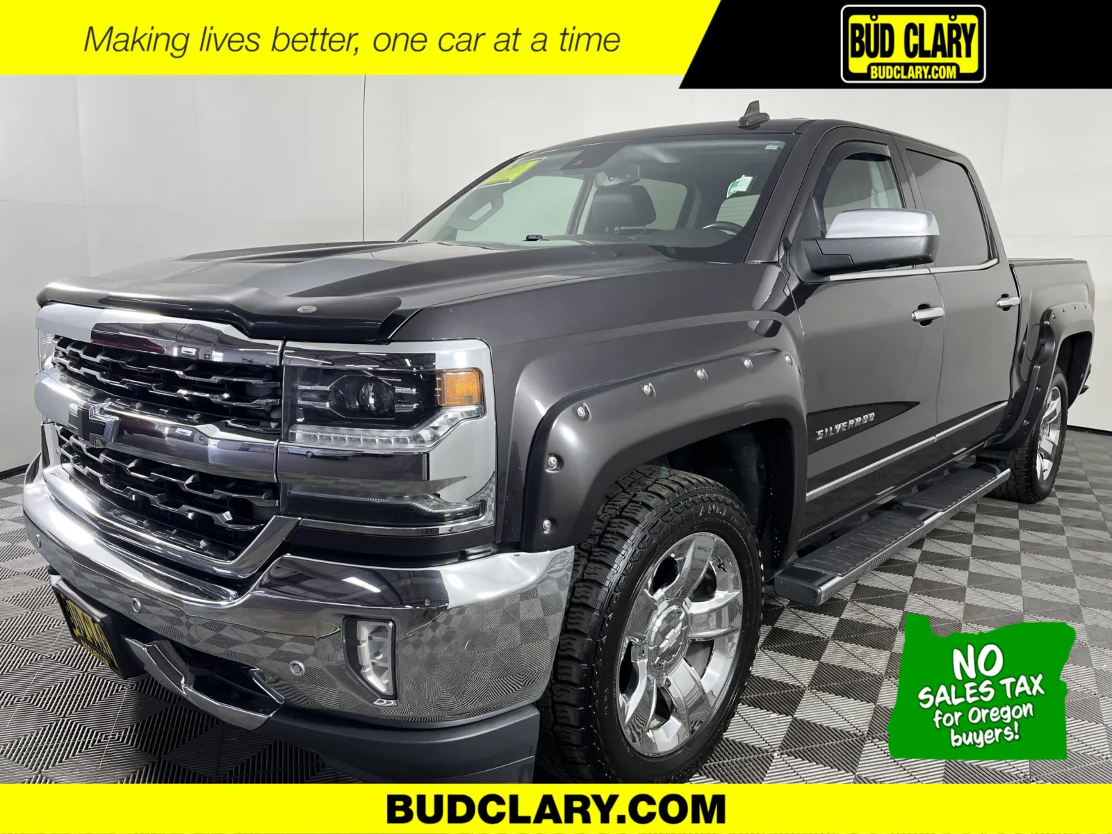 Gray 2016 Chevrolet Silverado 1500 LTZ for sale in Longview, WA