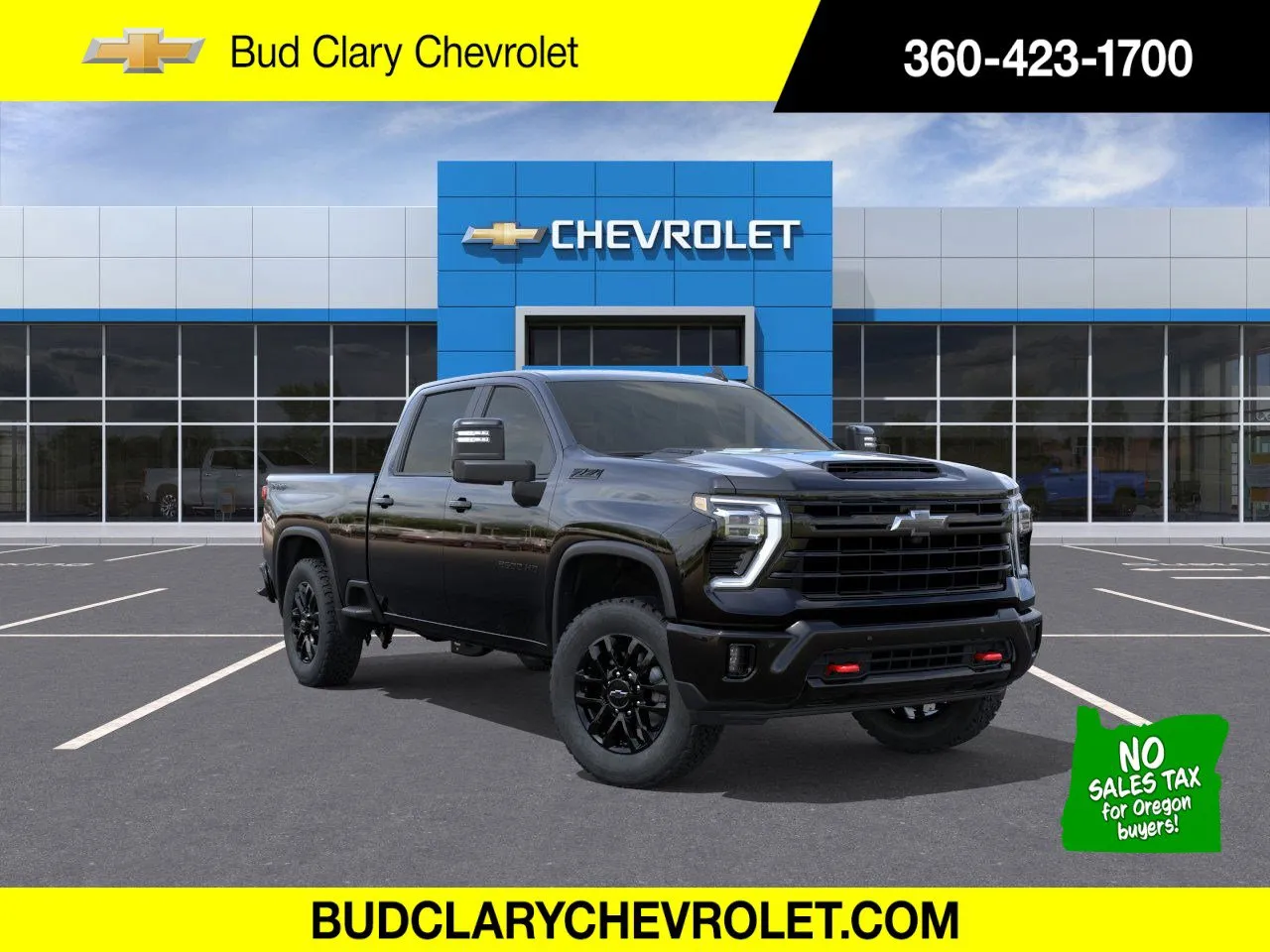 Black 2025 Chevrolet Silverado 2500HD LT for sale in Longview, WA