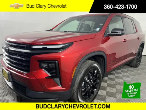 Red 2025 Chevrolet Traverse AWD LT for sale in Longview, WA