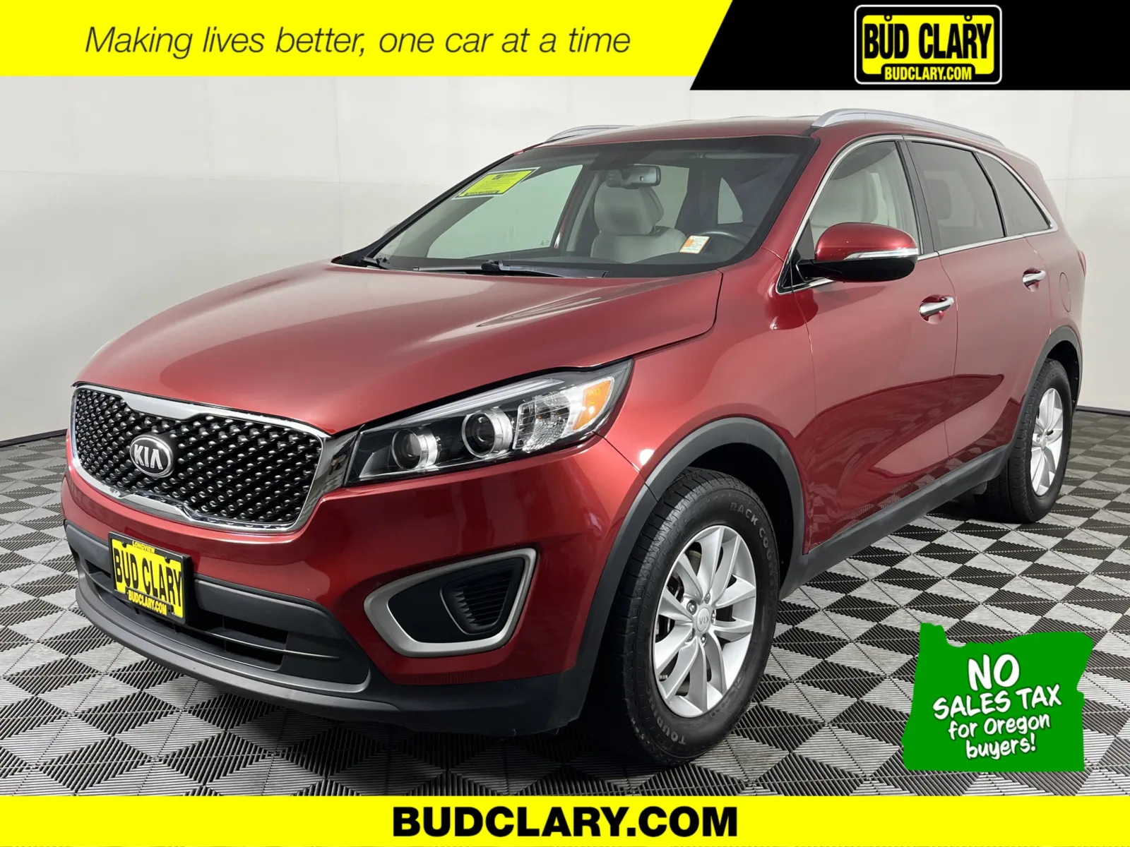 Red 2016 Kia Sorento LX for sale in Longview, WA